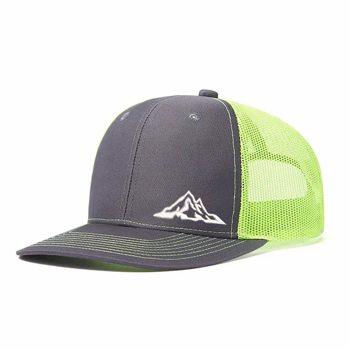 Snowy Mountain Embroidered Trucker Hat / Mesh Cap