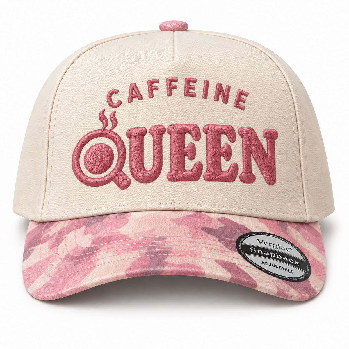 Caffeine Queen Coffee 5-Panel Trucker Hat