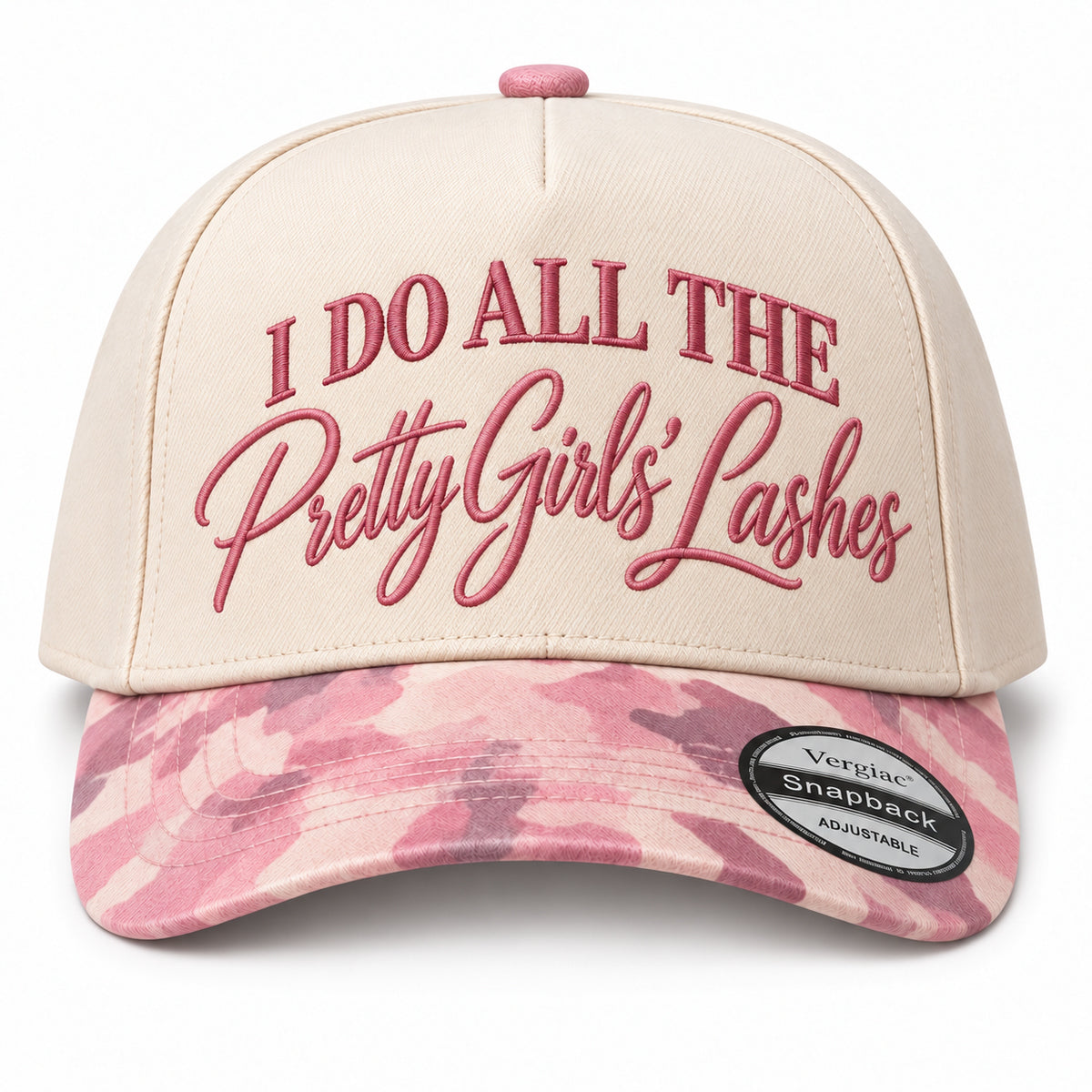 I Do All The Pretty Girls Lashes 5-Panel Trucker Hat
