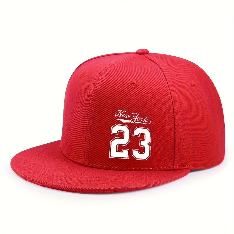 No. 23 Flat-Brim Baseball Cap