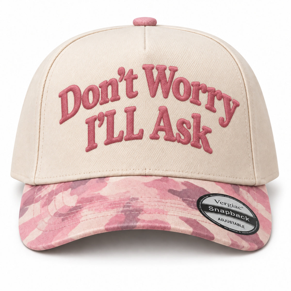 Don't Worry I'll Ask 5-Panel Trucker Hat
