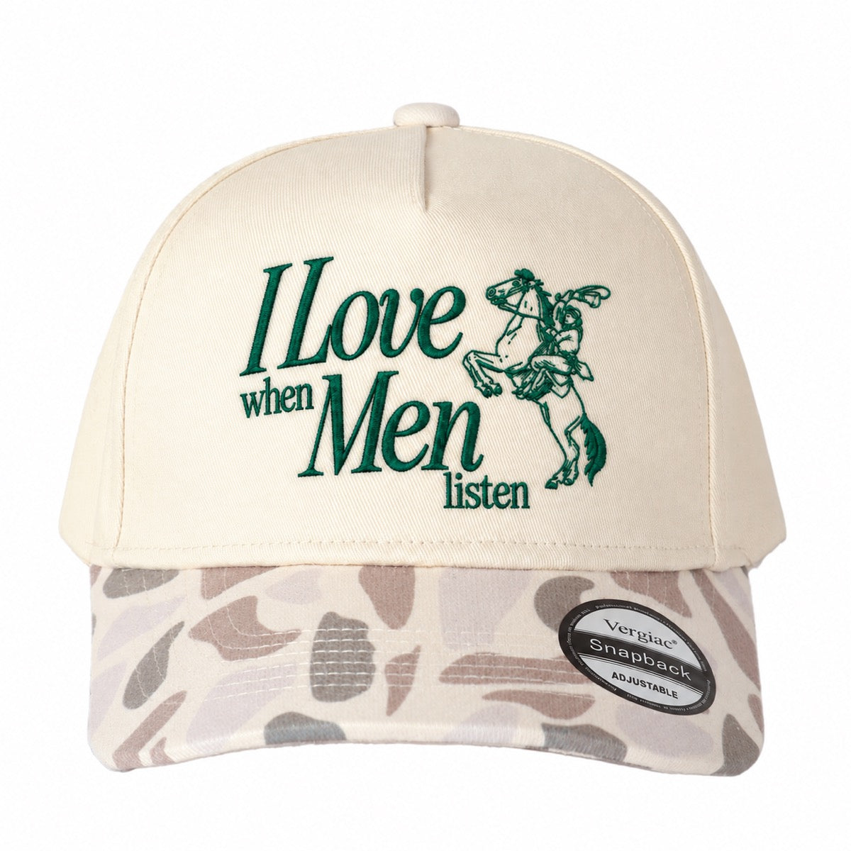 5-Panel Embroidered Cotton Trucker Hat with Printed Brim and Structured Front, Adjustable Unisex Baseball Cap, 1 Piece