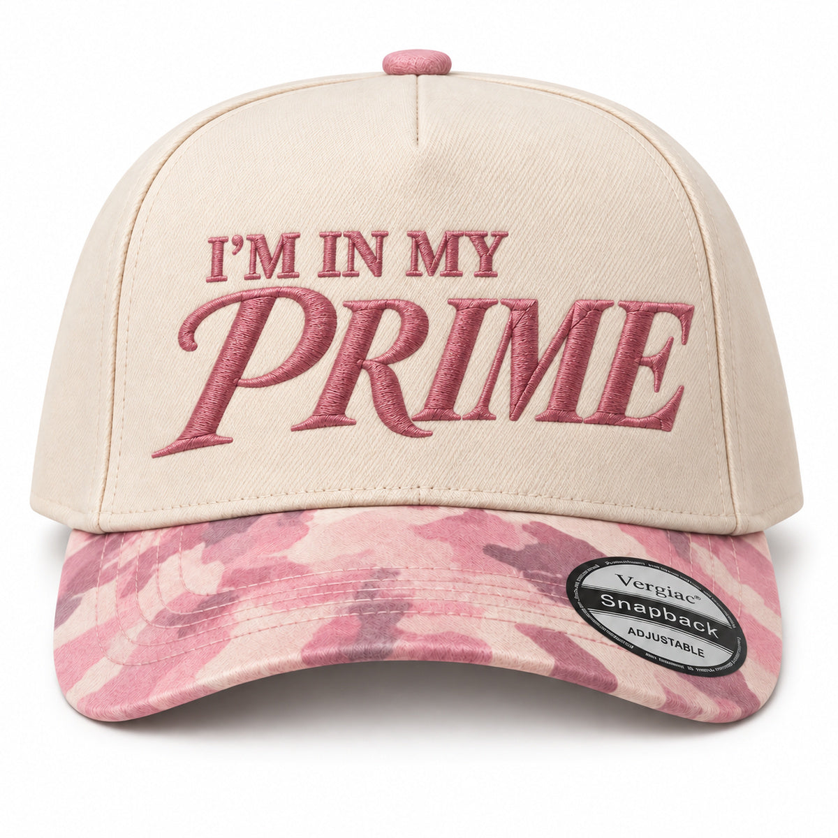 Im In My Prime Vintage 5-Panel Trucker Hat