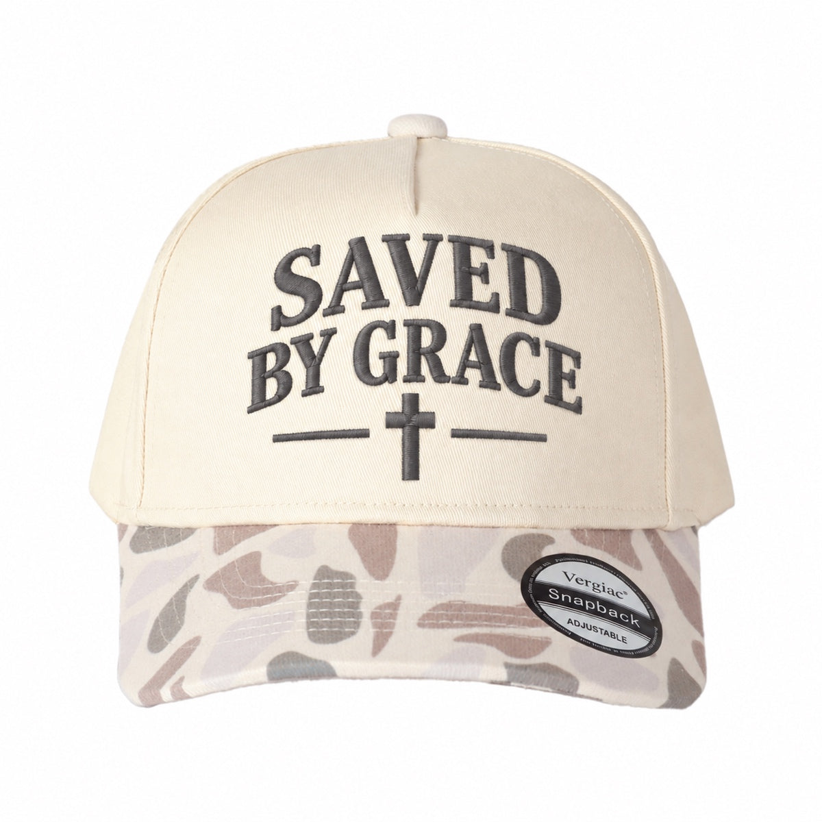 Saved By Grace 5-Panel Trucker Hat