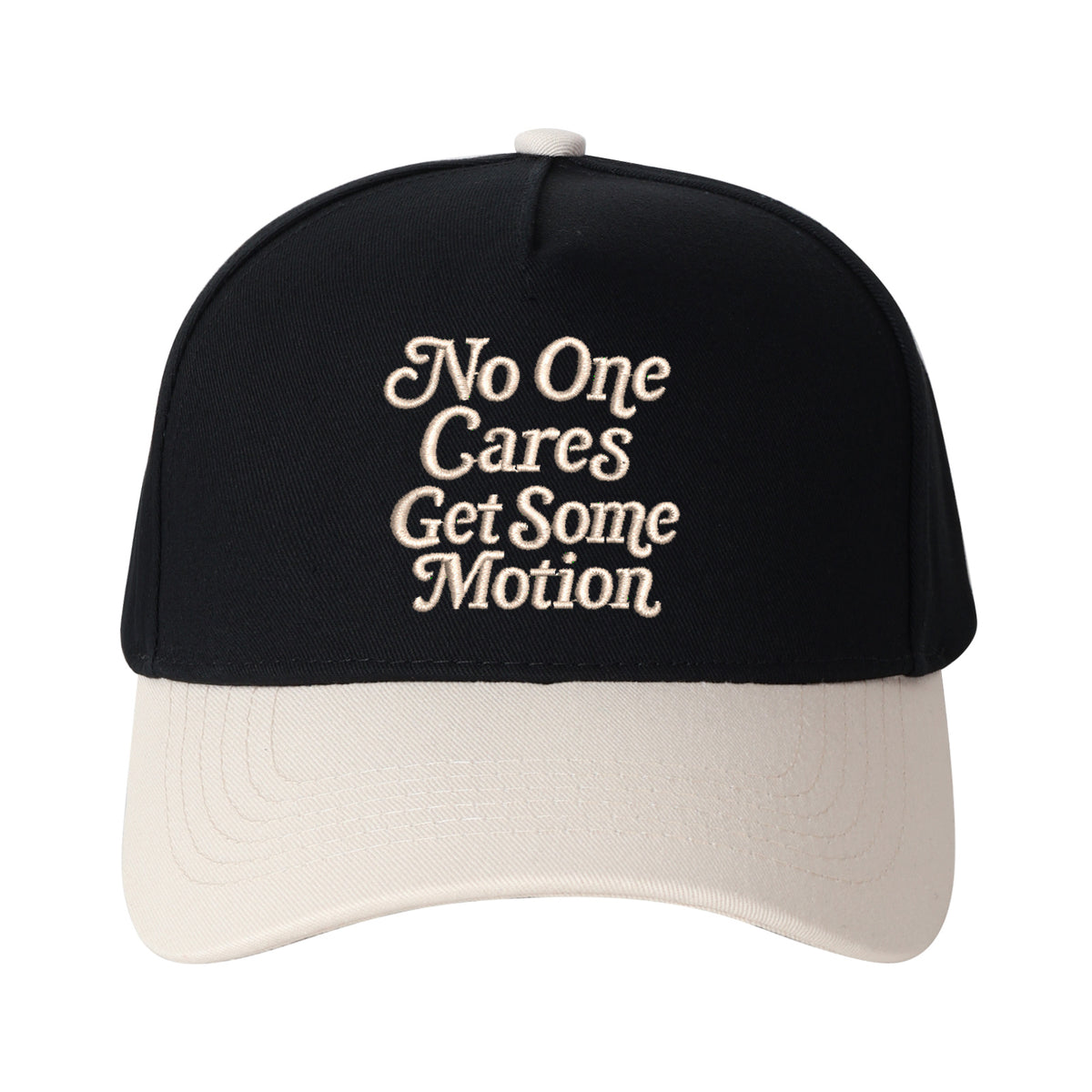 No One Cares Get Some Metion Embroidered Trucker Hat