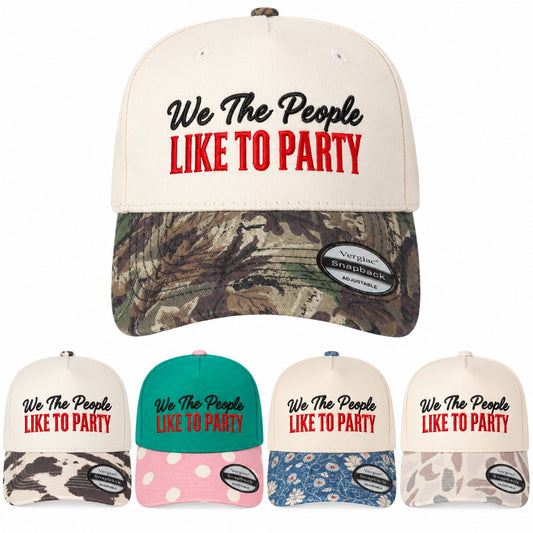 5-Panel Embroidered Cotton Trucker Hat with Printed Brim and Structured Front, Adjustable Unisex Baseball Cap, 1 Piece