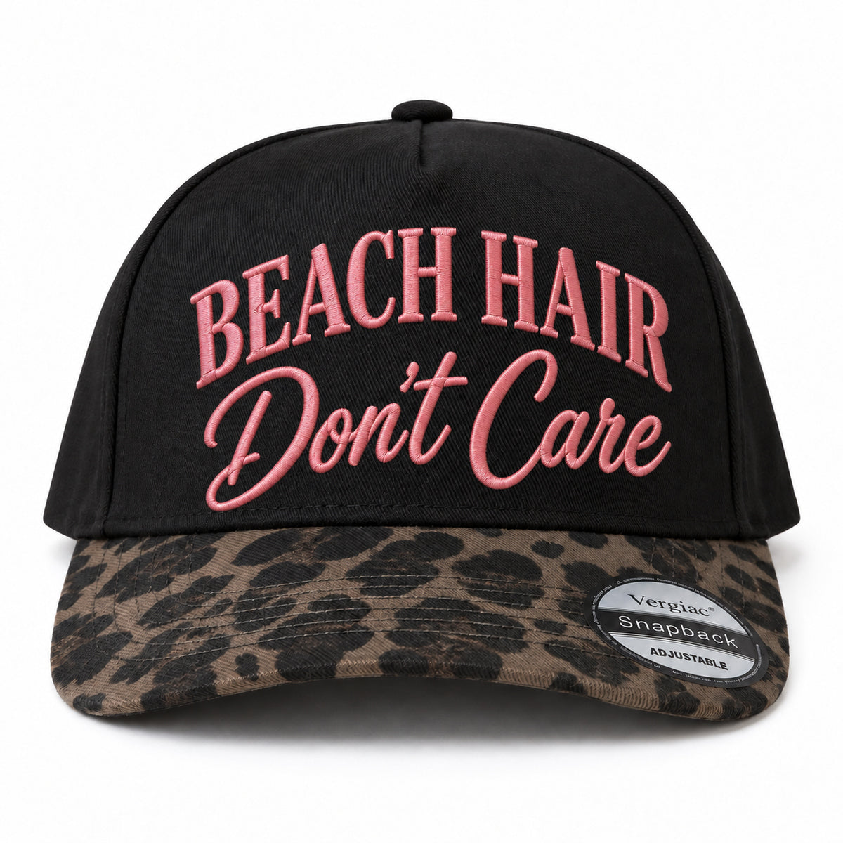 Beach Hair Dont Care Beach-themed 5-Panel Trucker Hat