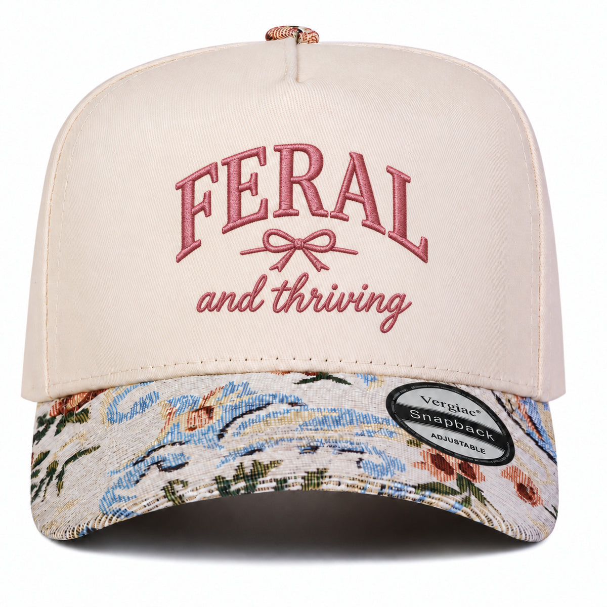 Feral And Thriving 5-Panel Trucker Hat