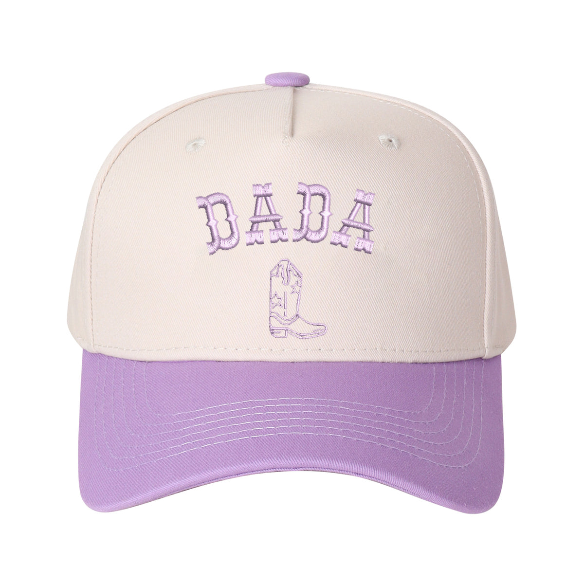 Father's Day Arched Dada Letter And Boot Embroidered Trucker Hat