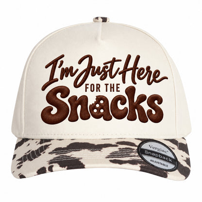 Im Just Here For The Snacks 5-Panel Trucker Hat