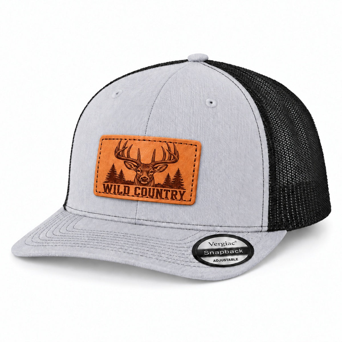Wild Country Leather Patch Trucker Hat