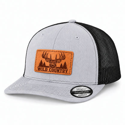 Wild Country Leather Patch Trucker Hat