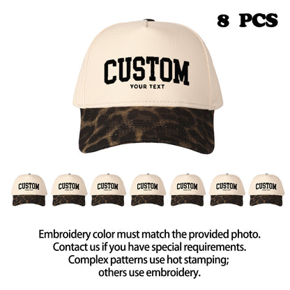 Custom Embroidered Trucker Hats (8-Pack)