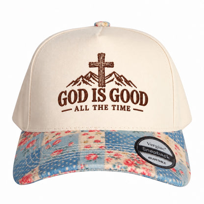 God Is Good All The Time 5-Panel Trucker Hat