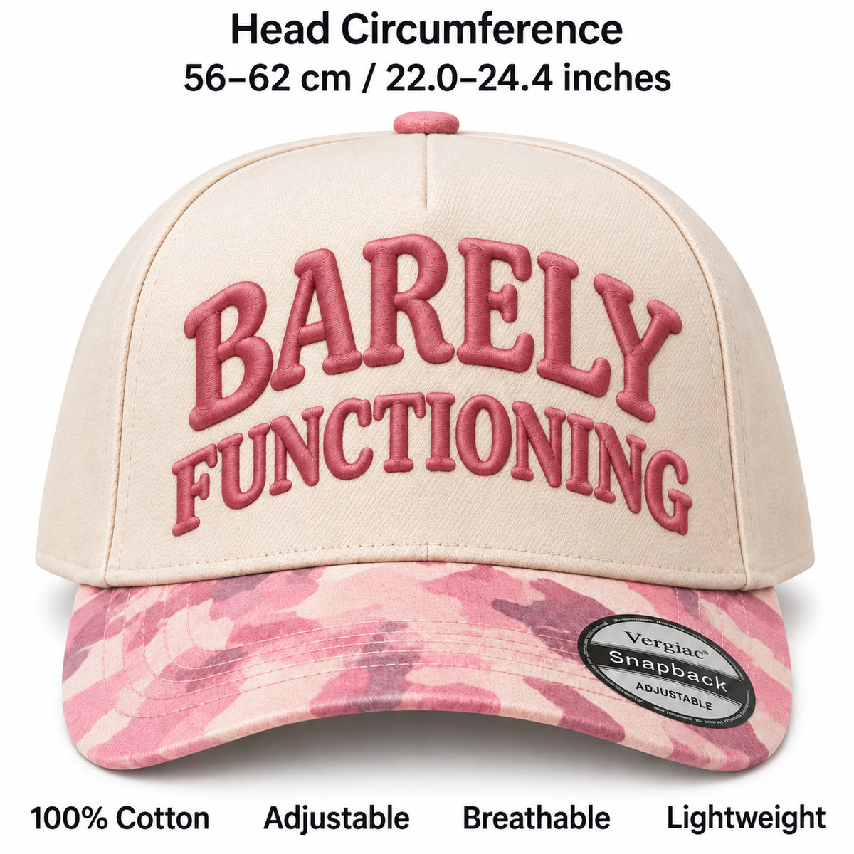 Barely Functioning 5-Panel Trucker Hat