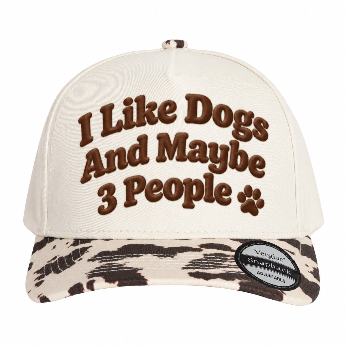 I Like Dogs and Maybe 3 People 5-Panel Trucker Hat