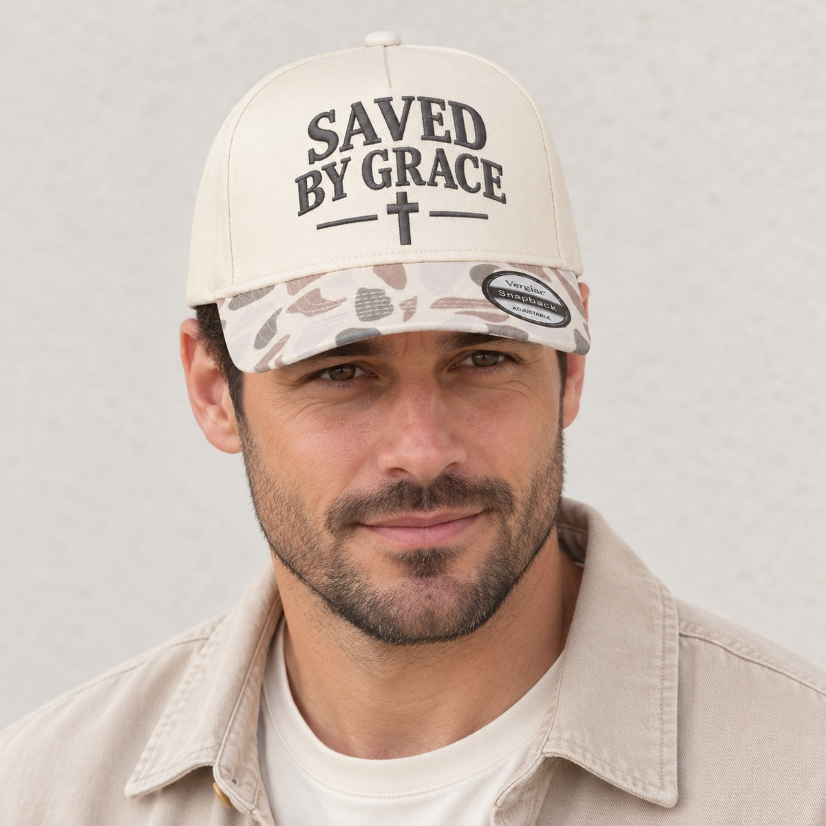 Saved By Grace 5-Panel Trucker Hat