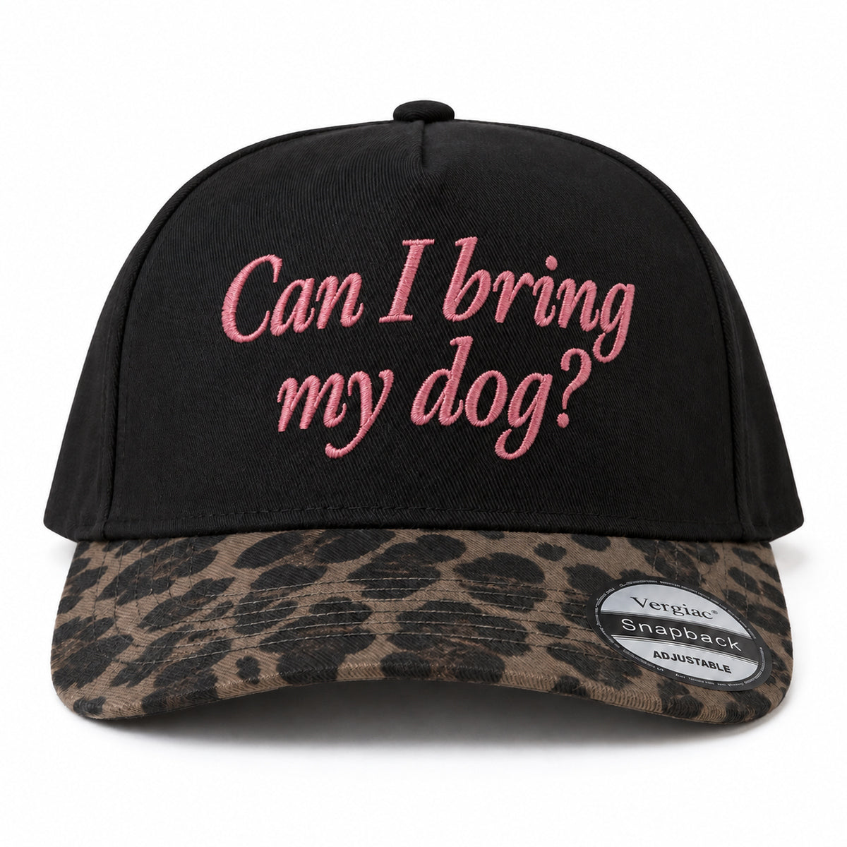 Can I Bring My Dog Pet-themed 5-Panel Trucker Hat