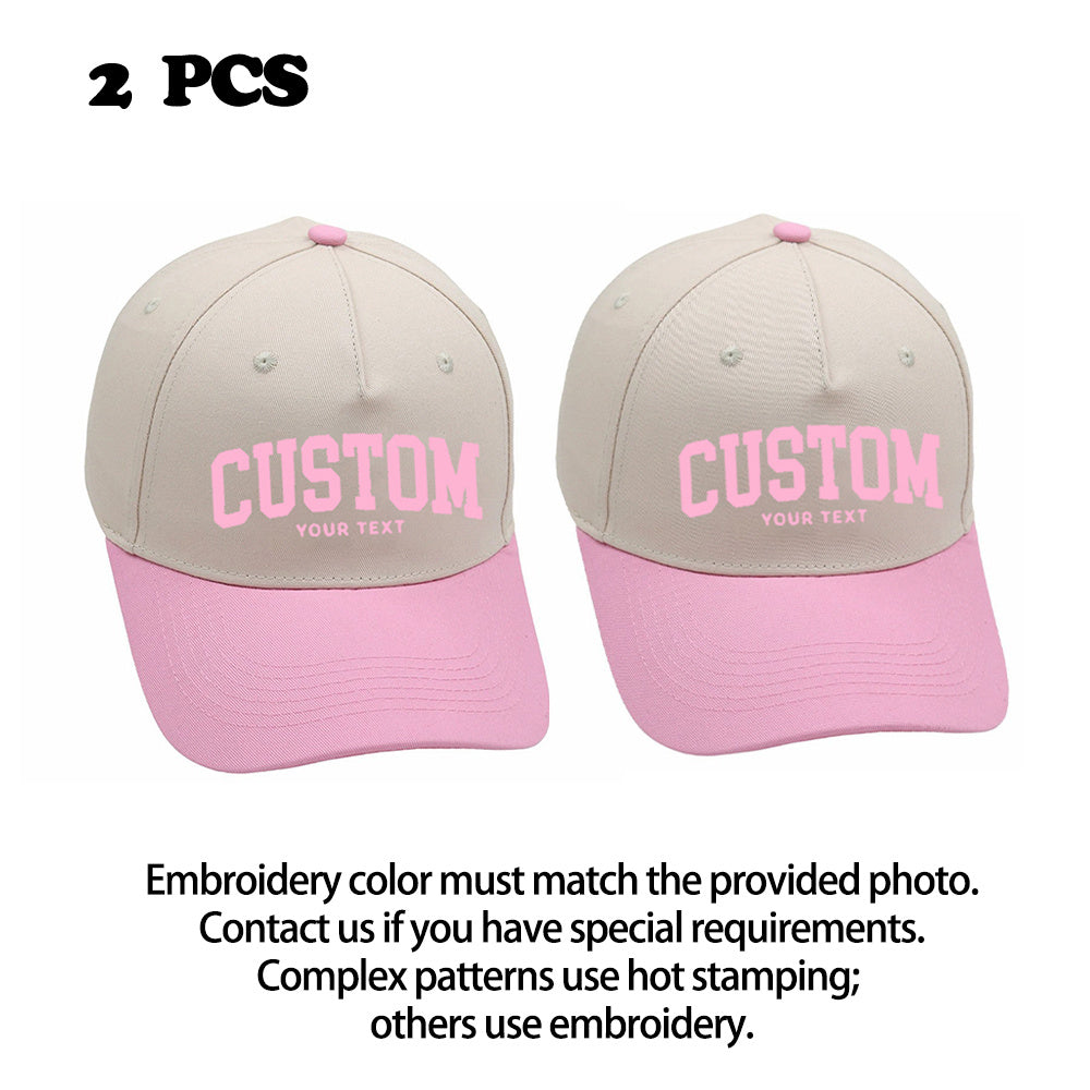 Custom Embroidered Trucker Hats (2-Pack)