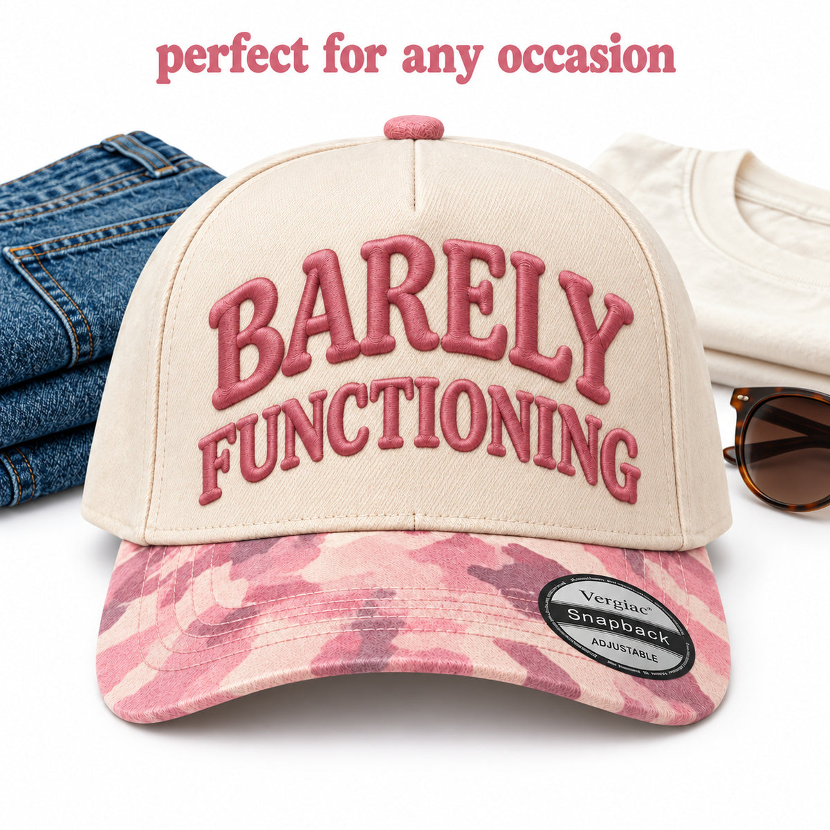 Barely Functioning 5-Panel Trucker Hat
