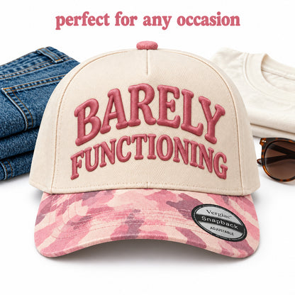 Barely Functioning 5-Panel Trucker Hat