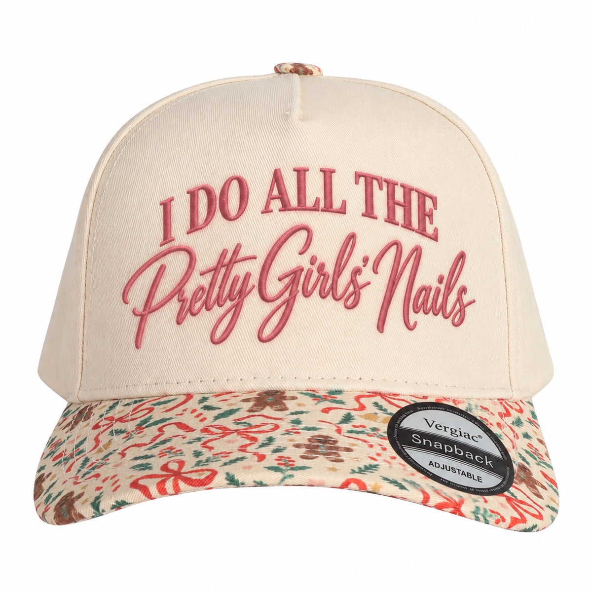 I Do All The Pretty Girls Nails Nail Art-themed 5-Panel Trucker Hat