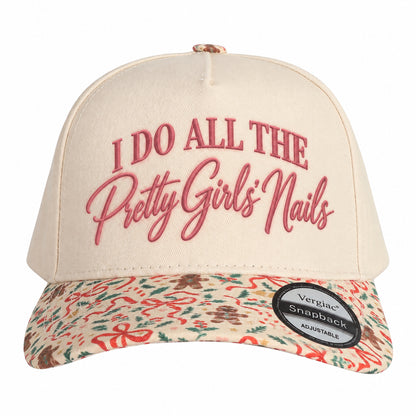 I Do All The Pretty Girls Nails Nail Art-themed 5-Panel Trucker Hat