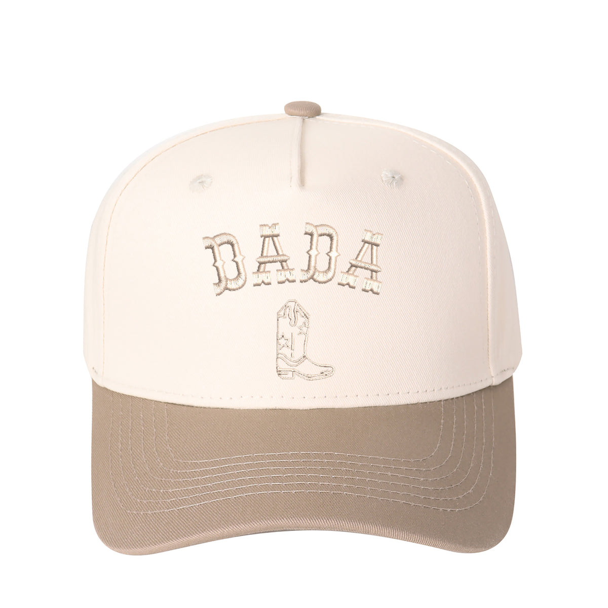 Father's Day Arched Dada Letter And Boot Embroidered Trucker Hat