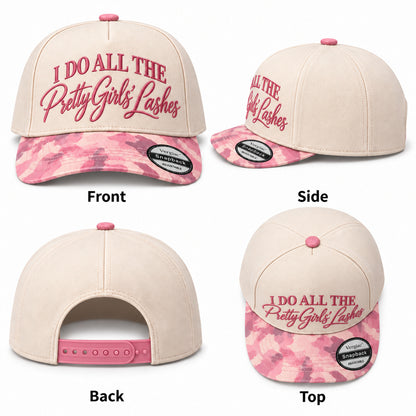 I Do All The Pretty Girls Lashes Lash-themed 5-Panel Trucker Hat