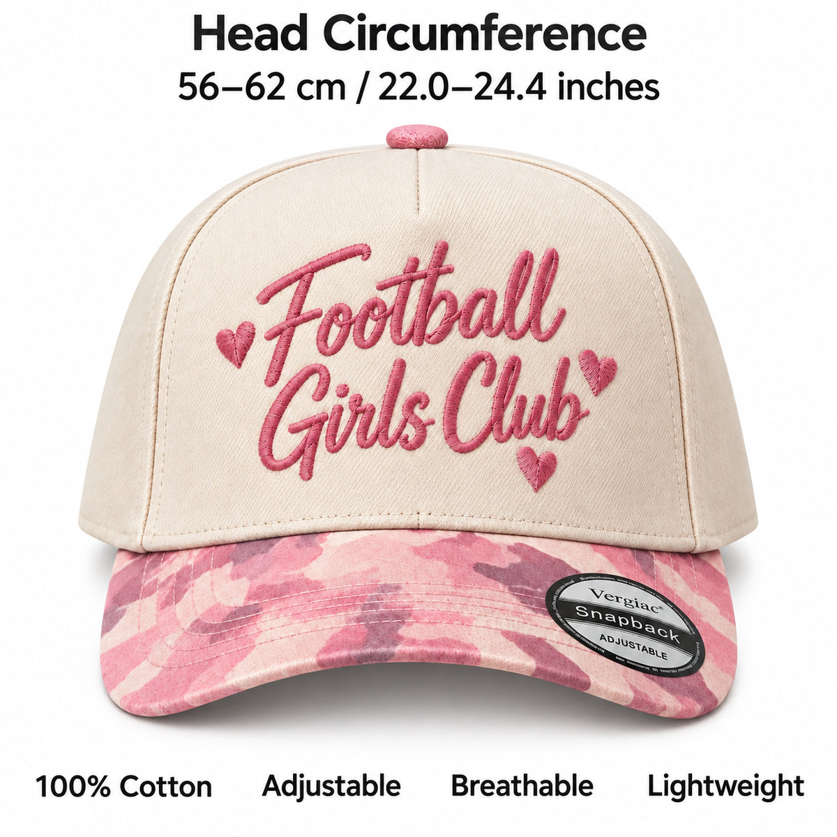 Football Girls Club 5-Panel Trucker Hat