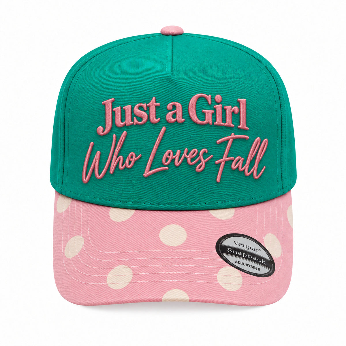 Just A Girl Who Loves Fall Fall-themed 5-Panel Trucker Hat