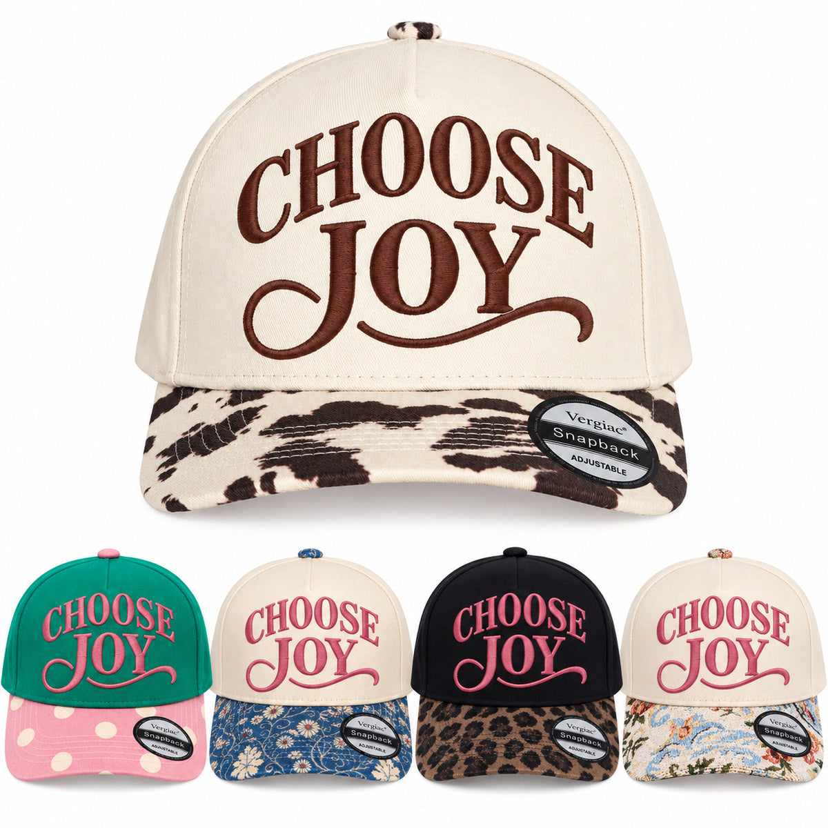Choose Joy 5-Panel Trucker Hat
