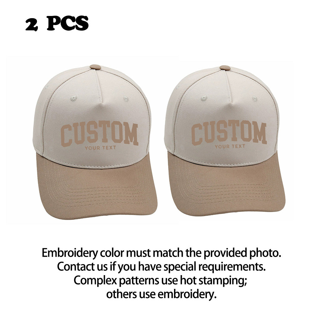 Custom Embroidered Trucker Hats (2-Pack)