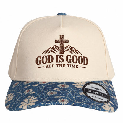 God Is Good All The Time 5-Panel Trucker Hat