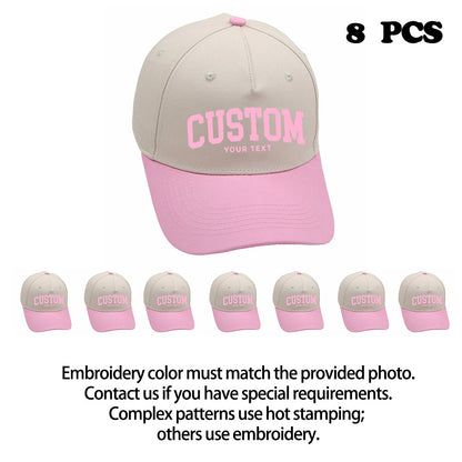 Custom Embroidered Trucker Hats (8-Pack)