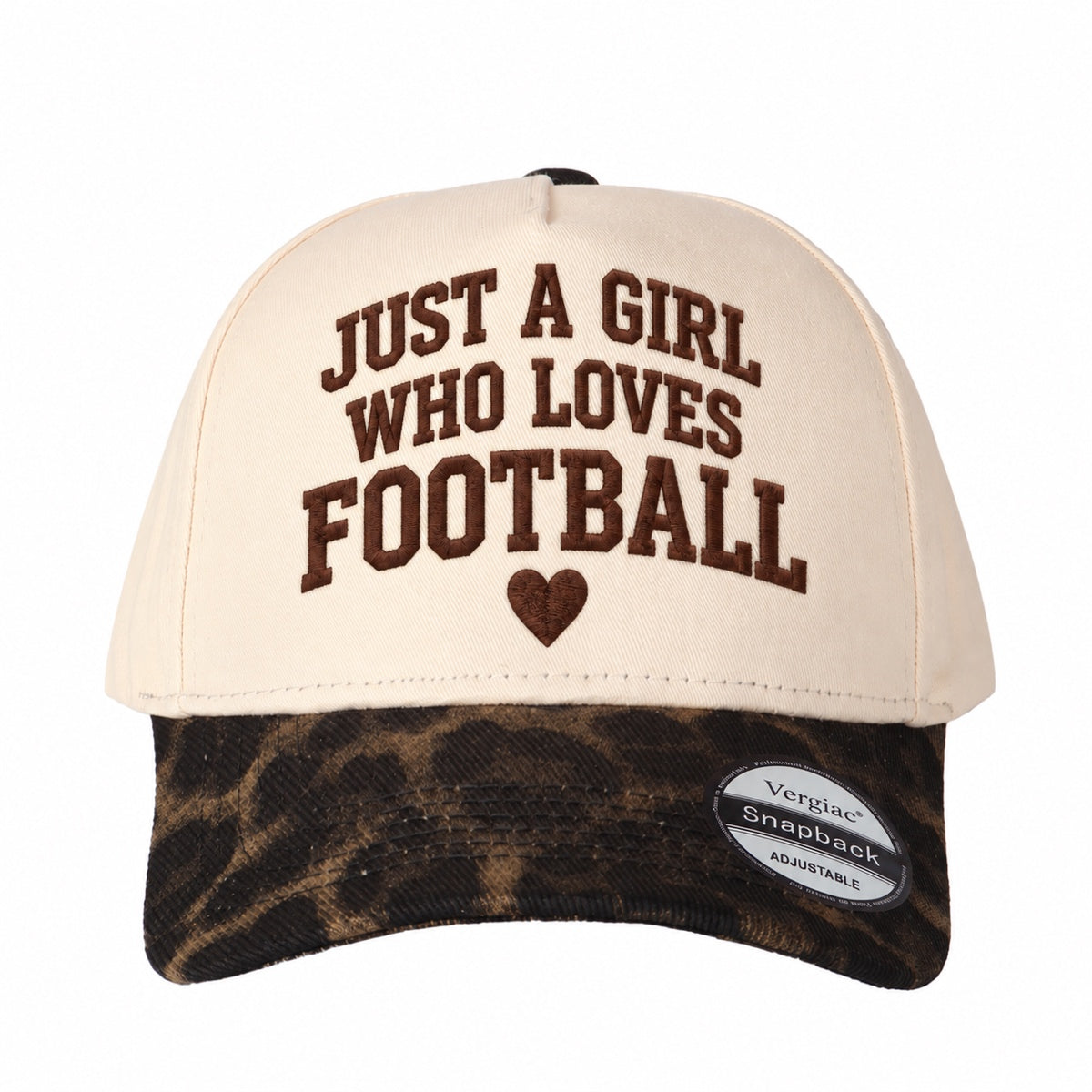 Just A Girl Who Loves Football 5-Panel Trucker Hat