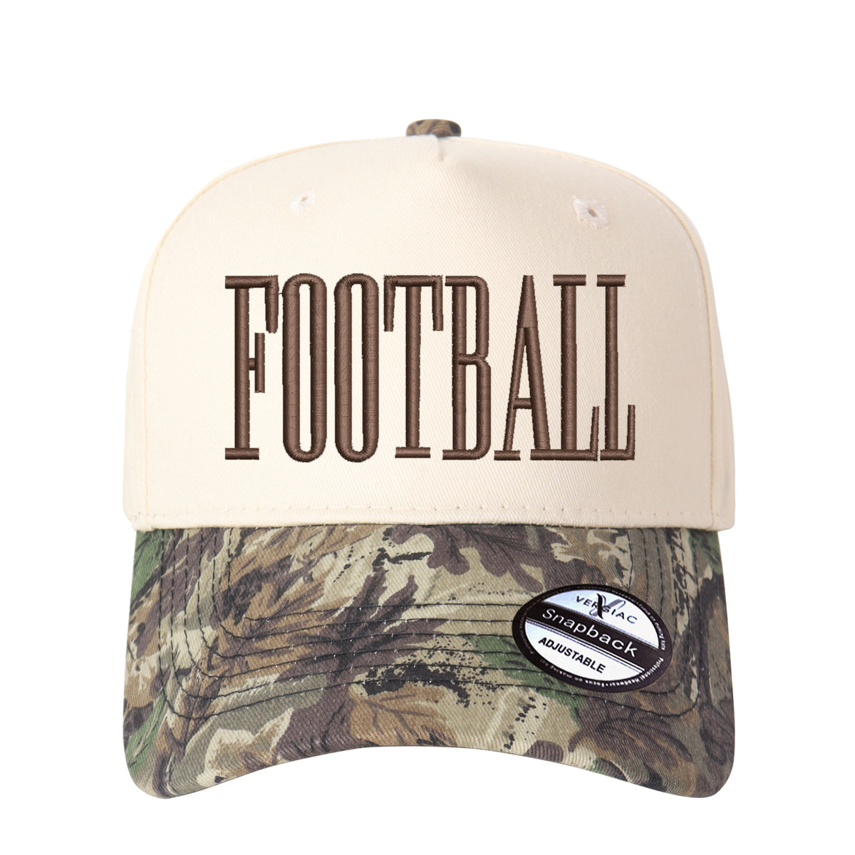 FOOTBALL Letter Embroidered Color Block Trucker Hat Unisex Adjustable Cotton Breathable Fashion Cap for Travel Daily Wear