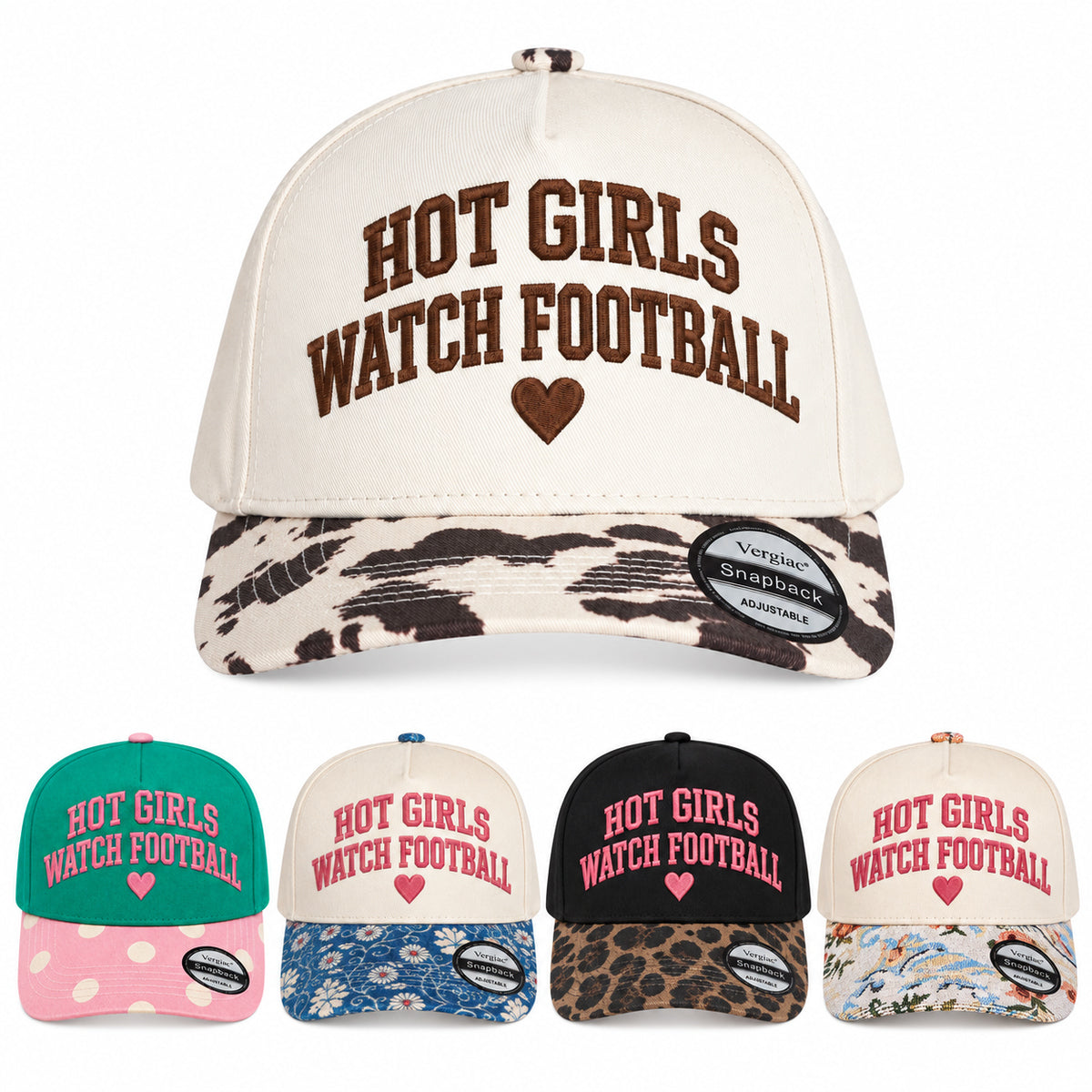 Hot Girls Watch Football 5-Panel Trucker Hat