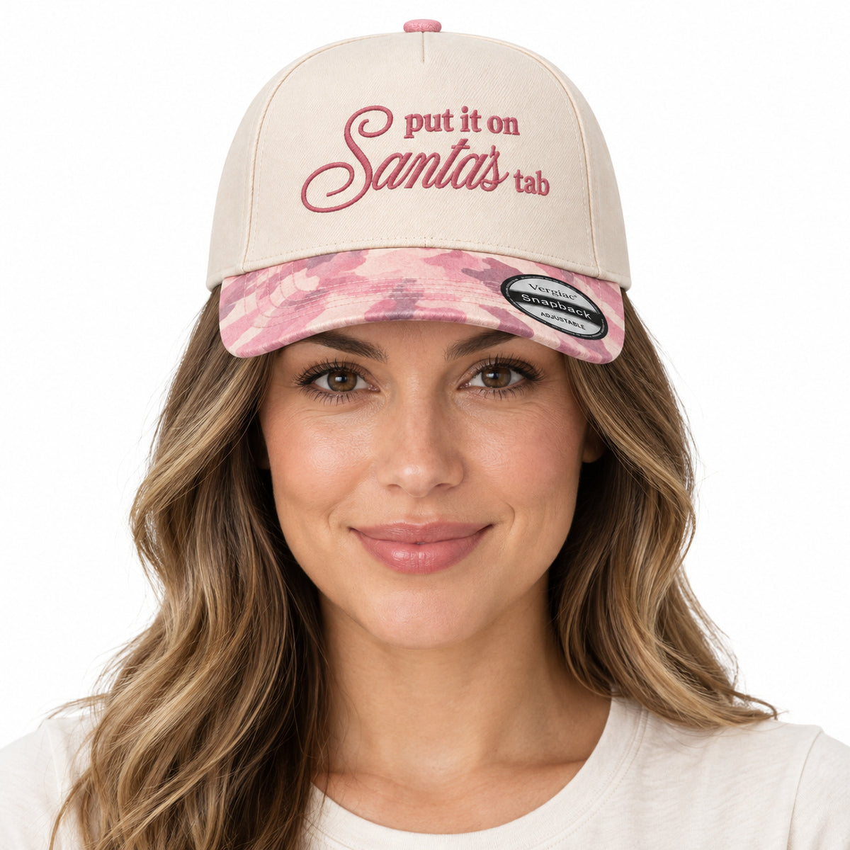 Put It On Santas Tab 5-Panel Trucker Hat