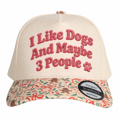 I Like Dogs and Maybe 3 People 5-Panel Trucker Hat
