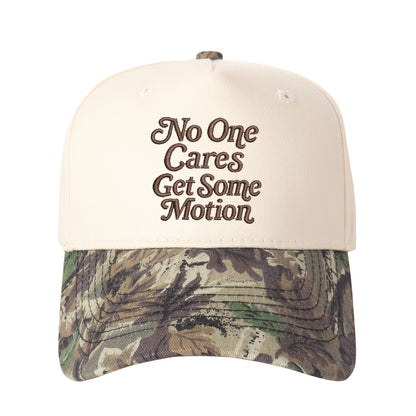No One Cares Get Some Metion Embroidered Trucker Hat