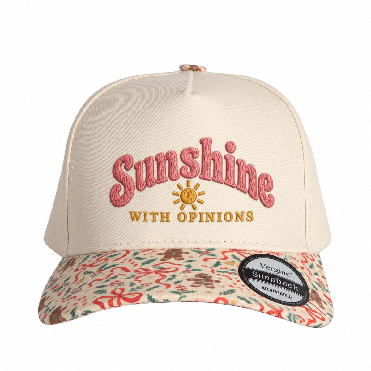 Sunshine With Opinions 5-Panel Trucker Hat