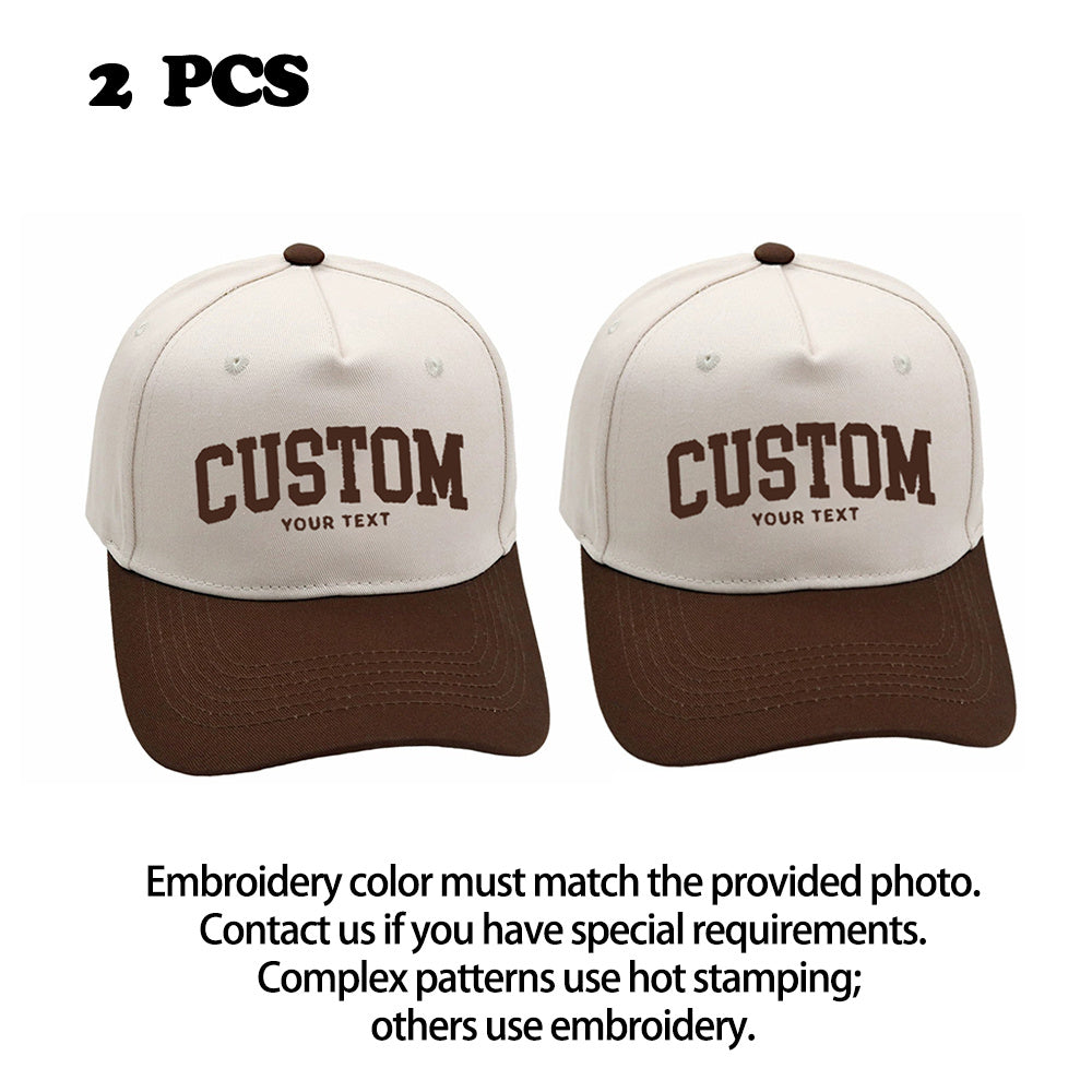 Custom Embroidered Trucker Hats (2-Pack)