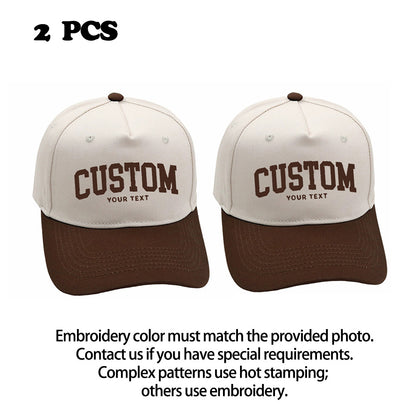 Custom Embroidered Trucker Hats (2-Pack)
