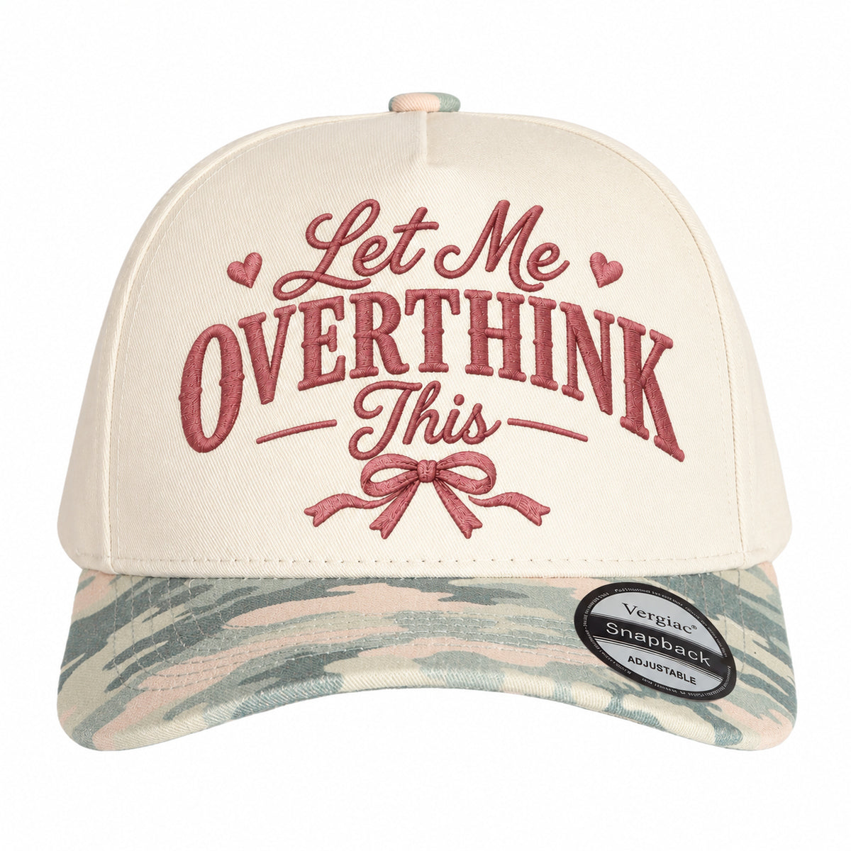Let Me Overthink This Heart 5-Panel Trucker Hat