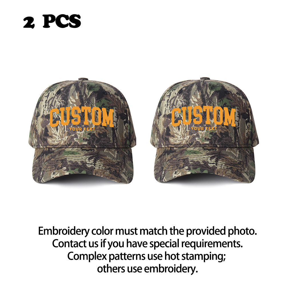 Custom Embroidered Trucker Hats (2-Pack)