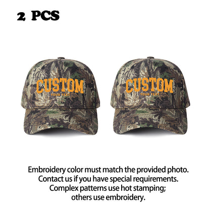 Custom Embroidered Trucker Hats (2-Pack)