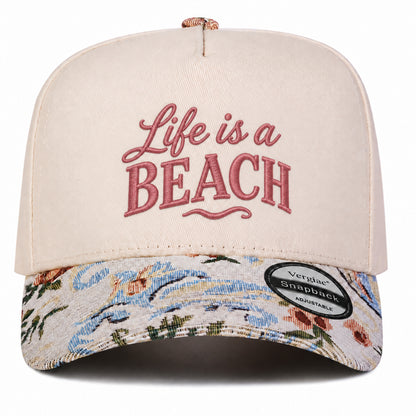 Life Is A Beach 5-Panel Trucker Hat