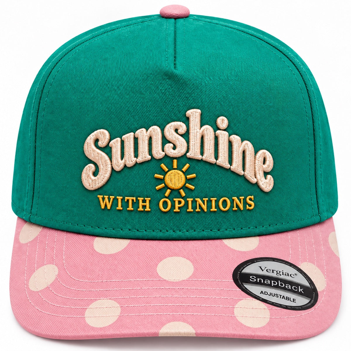 Sunshine With Opinions 5-Panel Trucker Hat