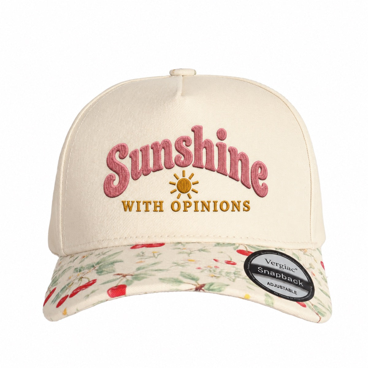 Sunshine With Opinions 5-Panel Trucker Hat